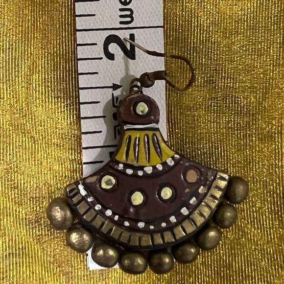 [NWOT] Earthly Terracotta Set with Choker and Drop Earrings. - Picture 5 of 6